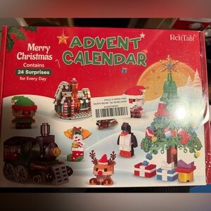 Red Advent Calendar with 24 Surprises